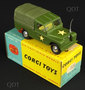 Corgi toys 500 lamdrover weapons carrier u.s. army bb69