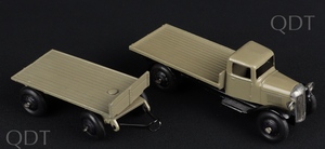 Dinky toys 25t flat truck trailer bb221