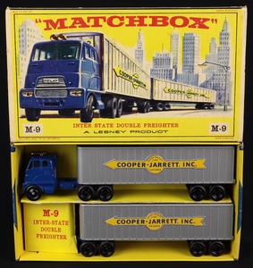 Matchbox major pack models m9 inter state double freighter bb293