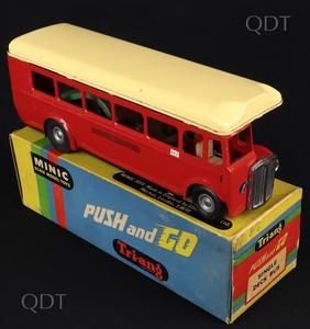 Tri ang minic models 52m single deck bus bb303