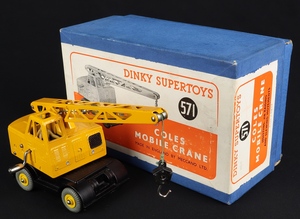 Dinky toys 571 coles mobile crane bb3261