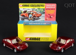 Corgi toys 341 mini marcos gt 850 bb405