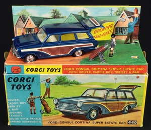 Corgi toys 440 consul cortina golfing set bb434a