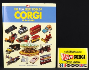 Great book corgi jcb ferrari daytona sticker bb465
