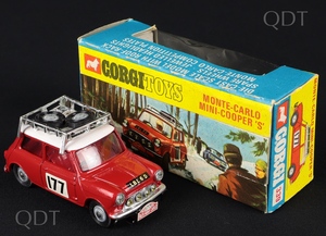 Corgi toys 339 monte carlo mini cooper s bb502