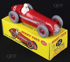 Dinky toys 232 alfa romeo racing car bb503