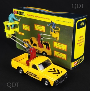 Corgi toys 413 mazda motorway maintenance truck bb547