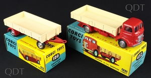 Corgi toys 452 commer dropside 100  drtopside trailer bb725