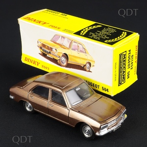 French dinky toys 011452 peugoet 504 bb588