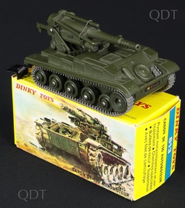 French dinky toys 813 amx 155mm self propelled gun bb860