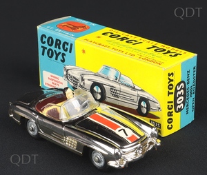 Corgi toys 303s mercedes 300sl open roadster bb881