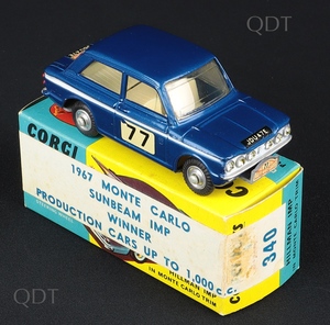 Corgi toys 3400 hillman imp monte carlo bb978