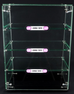 Corgi toys glass display cabinet cc18