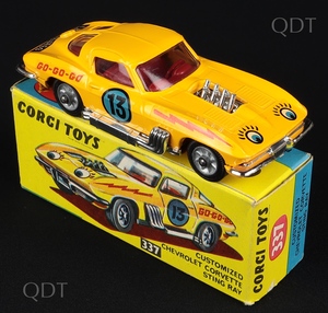 Corgi toys 337 customised chevrolet corvette sting ray cc78