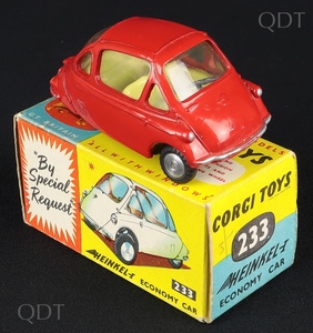 Corgi toys 233 heinkel economy car cc106a