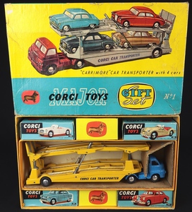 Corgi toys gift set 1 transporter 4 cars cc128a