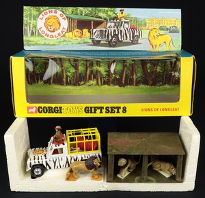 Corgi toys gift set 8 lions longleat cc201