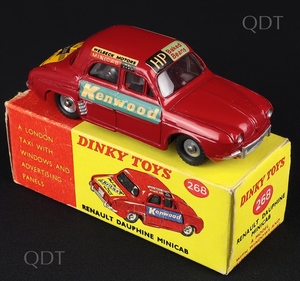 Dinky toys 268 renault dauphine minicab cc215