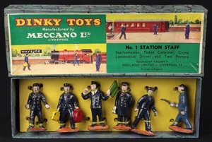 Dinky toys no.1 station  staff cc318