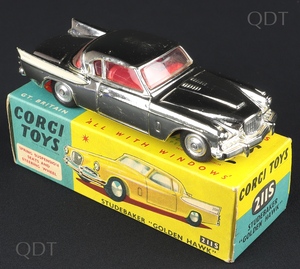 Corgi toys 211s studebaker golden hawk cc322