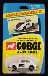 Corgi juniors 3 vw police  car cc369