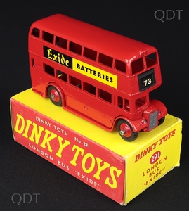 Dinky toys 291 london bus exide cc377