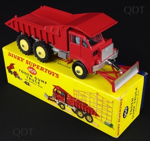 Dinky toys 959 foden dump truck bulldozer blade cc526