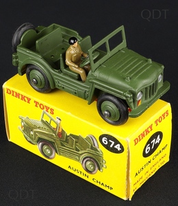 Dinky toys 674 austin champ bb691