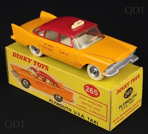 Dinky toys 265 plymouth usa taxi cc528