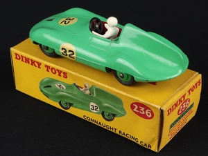 Dinky Toys 236 コンノート　レーシングカー Dinky Toys 236 Connaught Racing Car - QDT