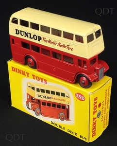 Dinky toys 290 double deck bus dunlop cc600