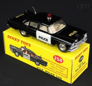 Dinky toys 258 usa police car dodge cc637