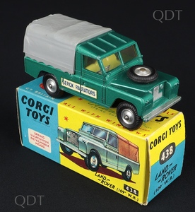 Corgi toys 438 landrover serck radiators cc765