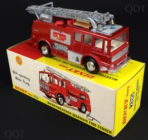 Dinky toys 285 merryweather marquis fire tender cc881