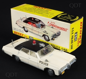 Dinky toys 251 usa pontiac parisienne police car cc993 front