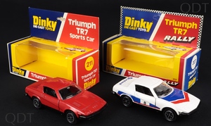 Dinky toys triumph tr7 cc996 front
