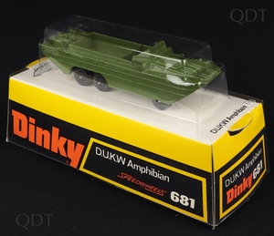 Dinky toys 681 dukw amphibian dd77 front