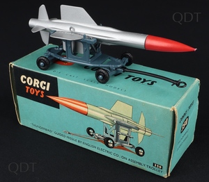 Corgi toys 350 thunderbird guided missile dd110 front