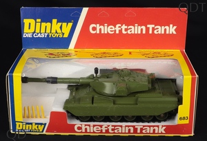 Dinky toys 683 chieftain tank dd134 military front
