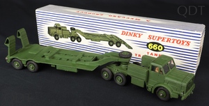 Dinky supertoys 660 tank transporter demountable dd176 front