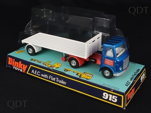 Dinky toys 915 aec flat trailer dd210 front