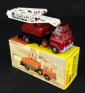 Dinky toys 970 jones fleetmaster crane dd211 front