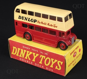 Dinky toys 290 double deck bus dunlop dd220 front