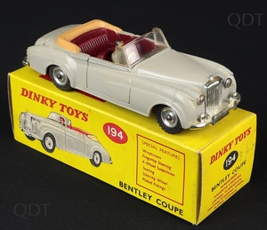 Dinky toys 194 bentley coupe dd231 front