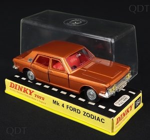 Dinky toys 164 mk 4 ford zodiac dd242 front