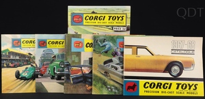 Corgi catalogues 1960's dd303 cover