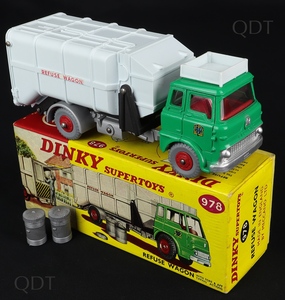 Dinky supertoys 978 refuse wagon dd340 front