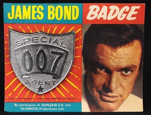 Lone star 007 james bond special agent badge glidrose dd356 front