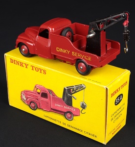 French dinky toys 35a citroen breakdown truck dd370 back