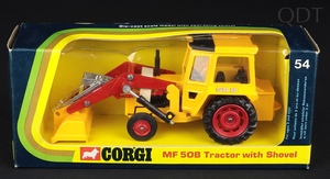 Corgi toys 54 tractor shovel dd394 front